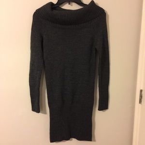 BCBGMaxAzria gray sweater shirt/dress